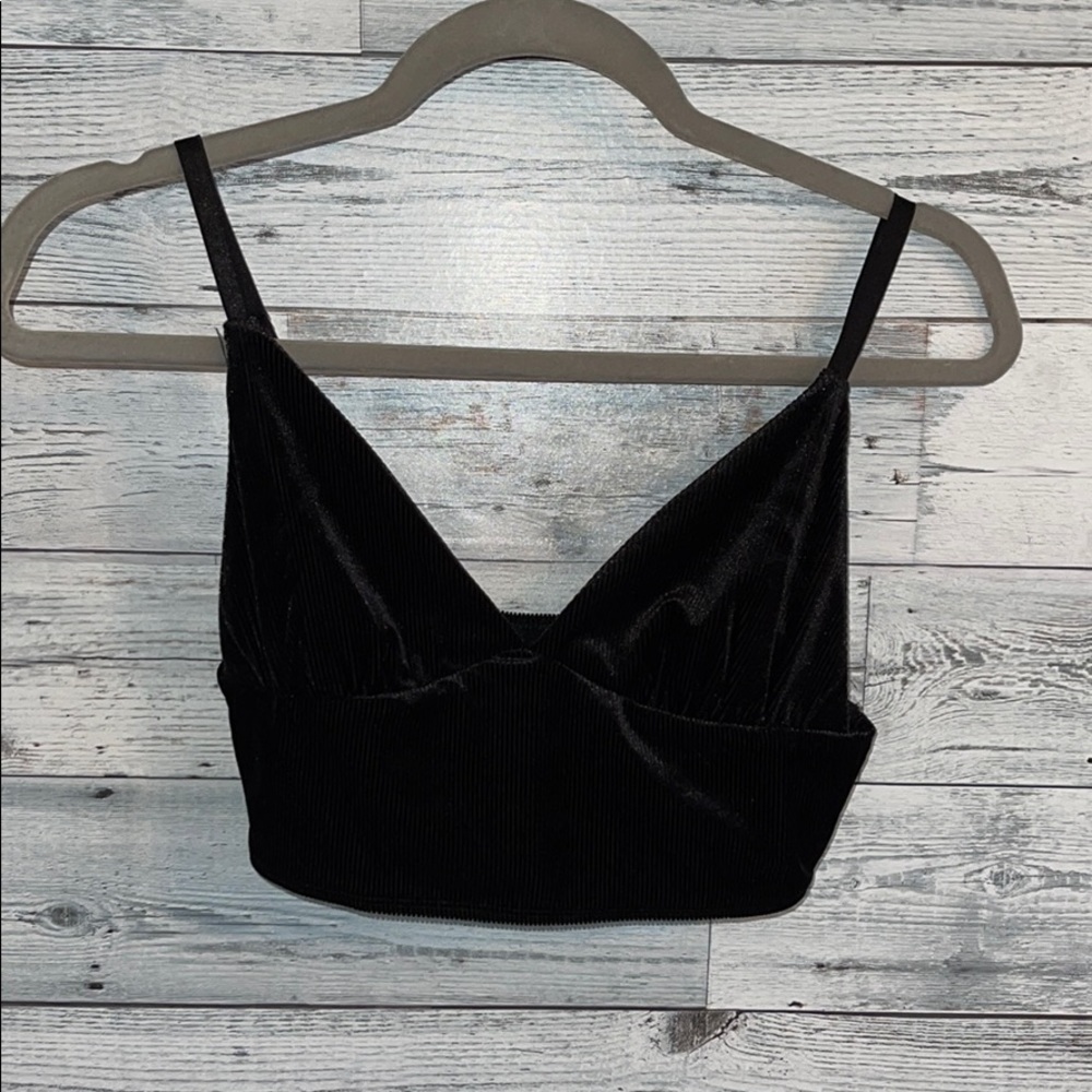 Forever 21 Black Party Bra Top